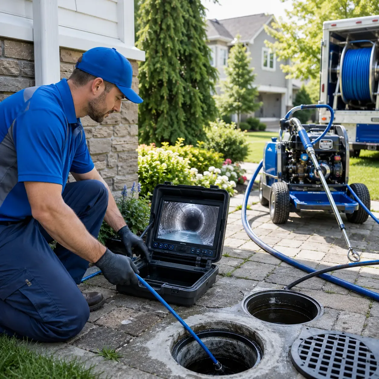 Outdoor drain cleaning professionals serving Haskell, TX